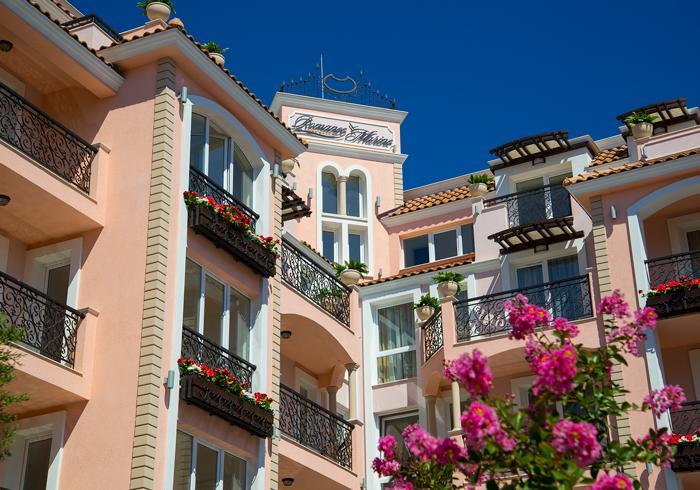 Romance Marine Aparthotel Sunny Beach Eksteriør billede