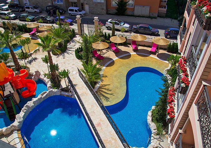 Romance Marine Aparthotel Sunny Beach Eksteriør billede