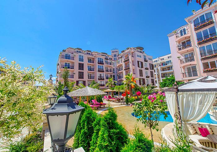 Romance Marine Aparthotel Sunny Beach Eksteriør billede